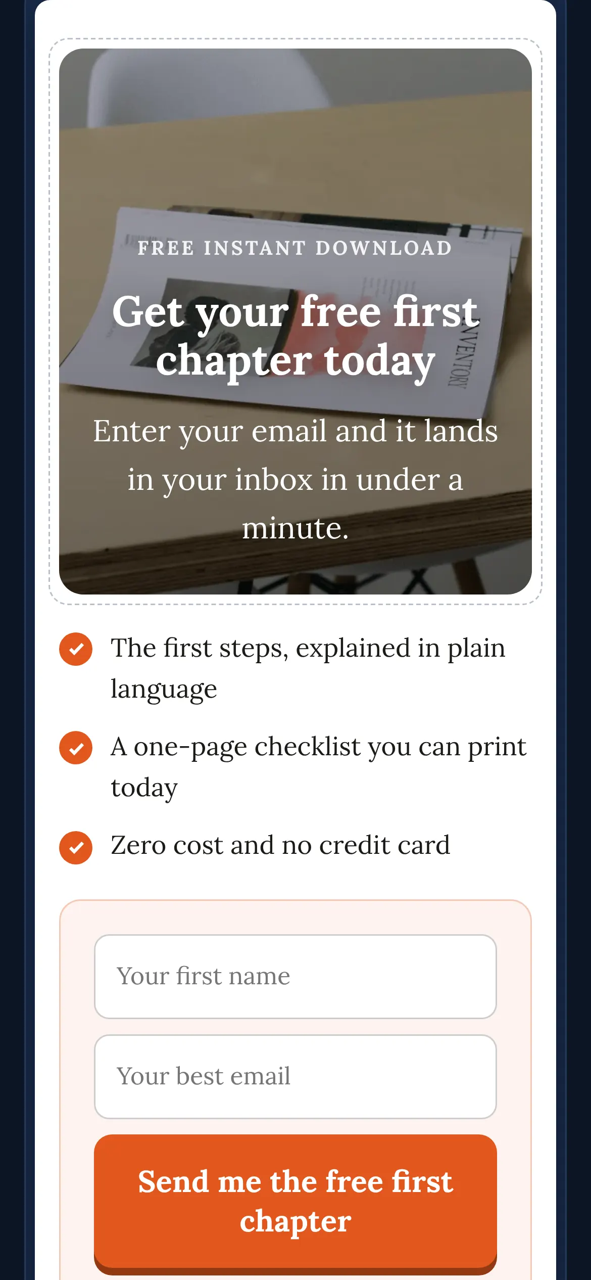 Editing a funnel page on a phone in Rev Funnels